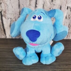 Blue's Clues & You Blue‎ Puppy Dog Plush 6" Stuffed Animal Nick 2020 Viacom